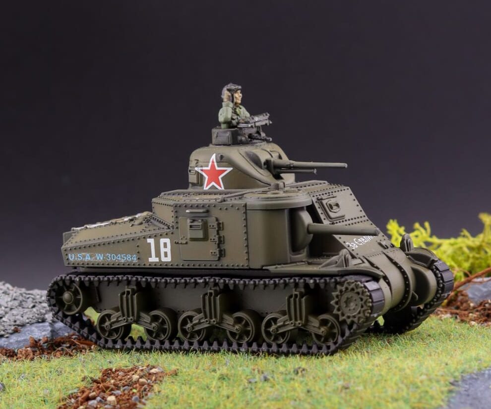 1/72 M3 Platoon Soviet Medium Tanks (x3)